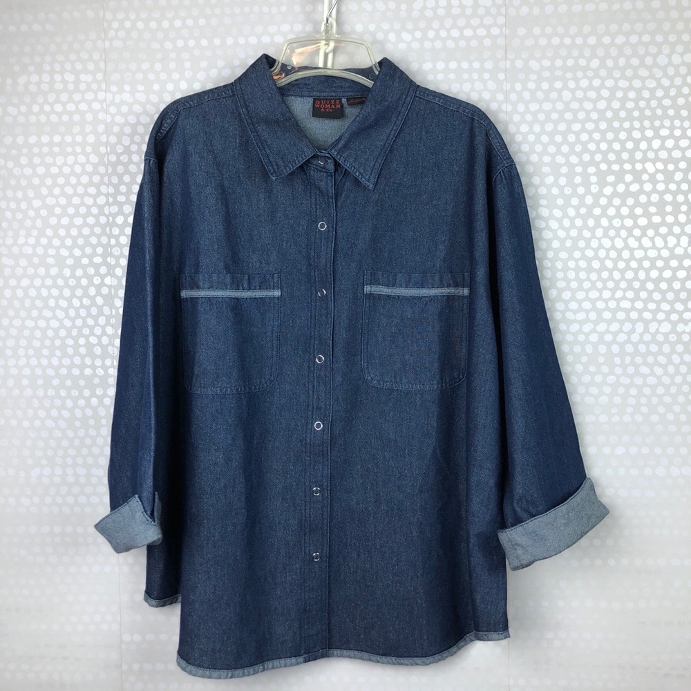 Quizz Woman & Co Denim Shirt / Jacket, Size 22